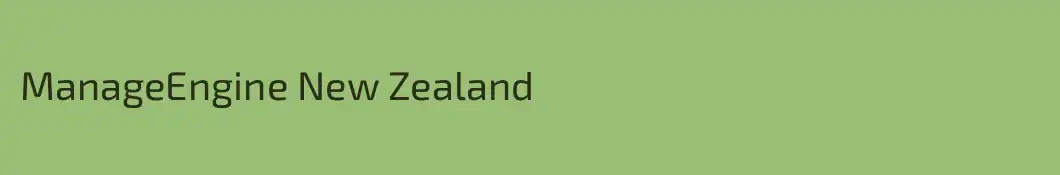 ManageEngine New Zealand